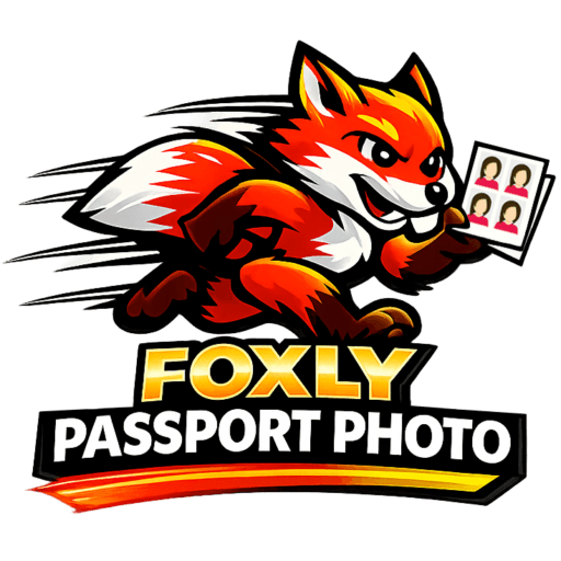 Passport photo on phone