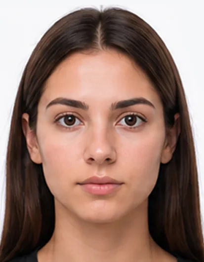 Passport photo taken too close to camera, face cropped and not compliant with UK passport photo standards