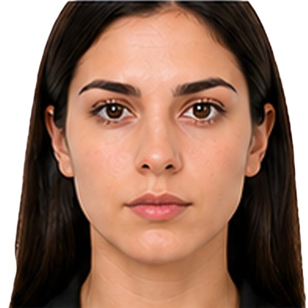 US passport photo too close to camera head too large rejection example