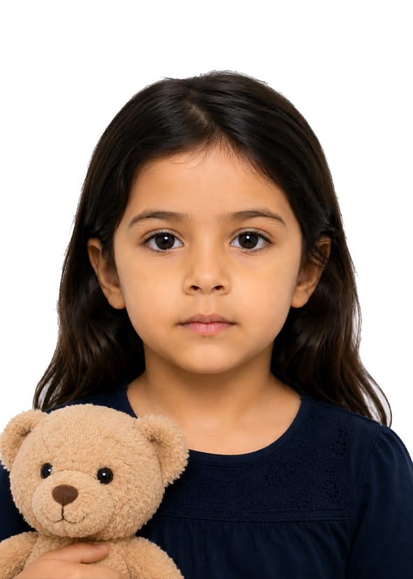 Canada baby passport photo toy visible
