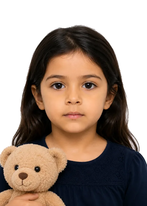Canada baby passport photo toy visible