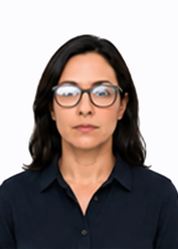 Canada passport photo glasses covering eyes