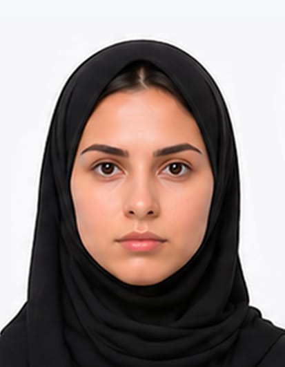 Correct Indian passport photo with religious scarf and full face visible