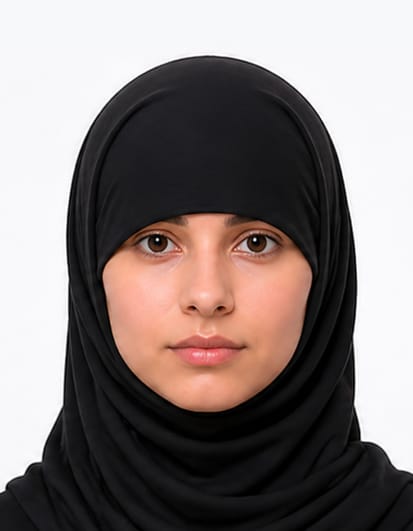 Indian passport photo rejected because a scarf covers part of the face