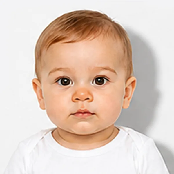 US baby passport photo not accepted due to shadow on background – fails US passport photo requirements 2026