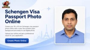 Schengen Visa Passport Photo Online