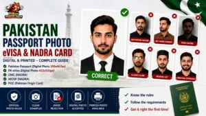 Pakistan Passport & NADRA Card Photo Online