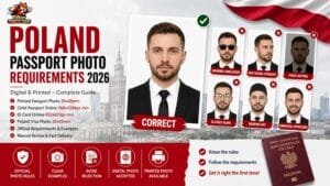 Poland Digital and Printed Passport Photo Online
